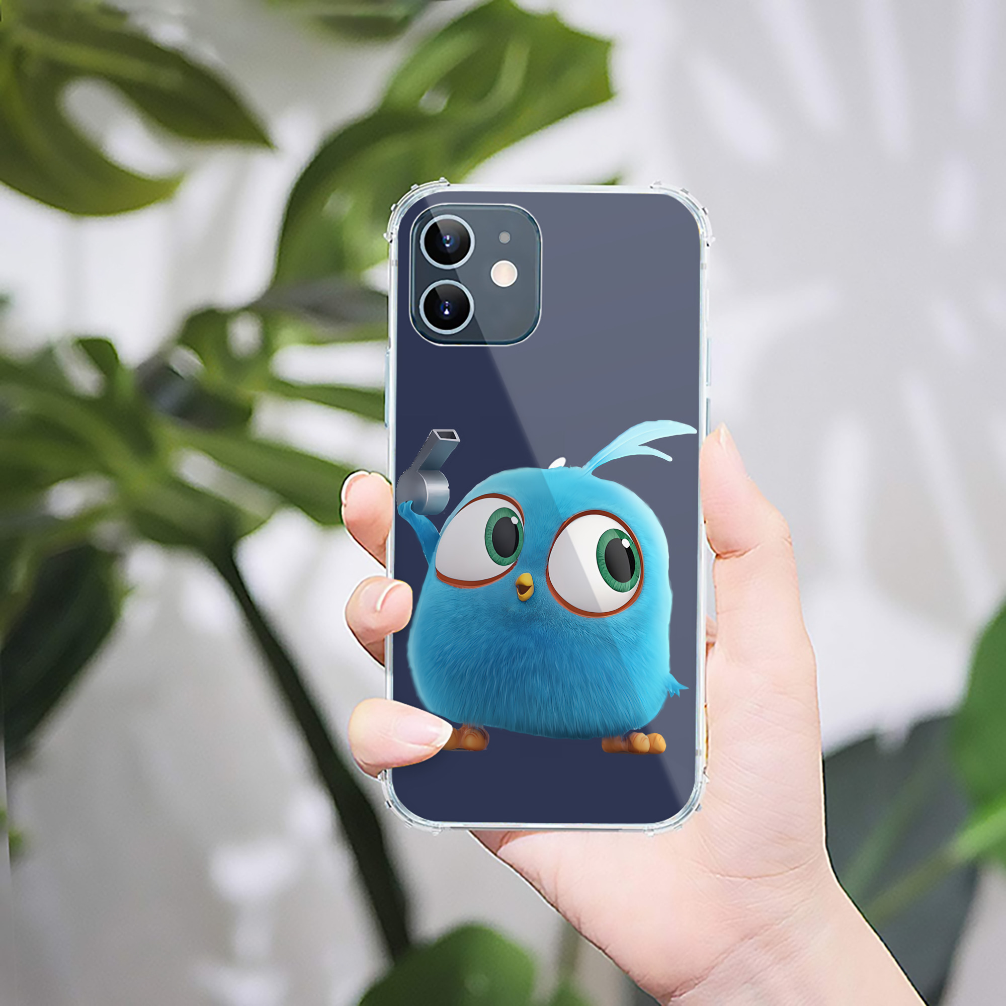 （画像用） Angry Birds アングリーバード 【iPhone 12シリーズ対応】透明スマホケース（クリアソフトケース）